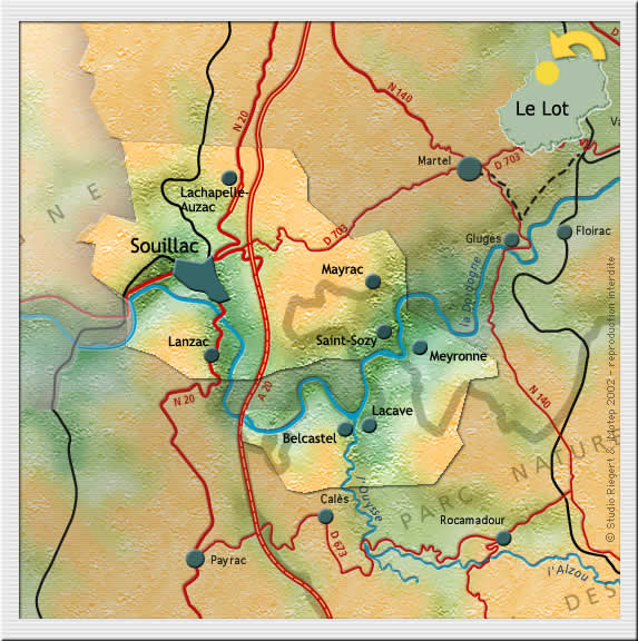 Carte Souillac